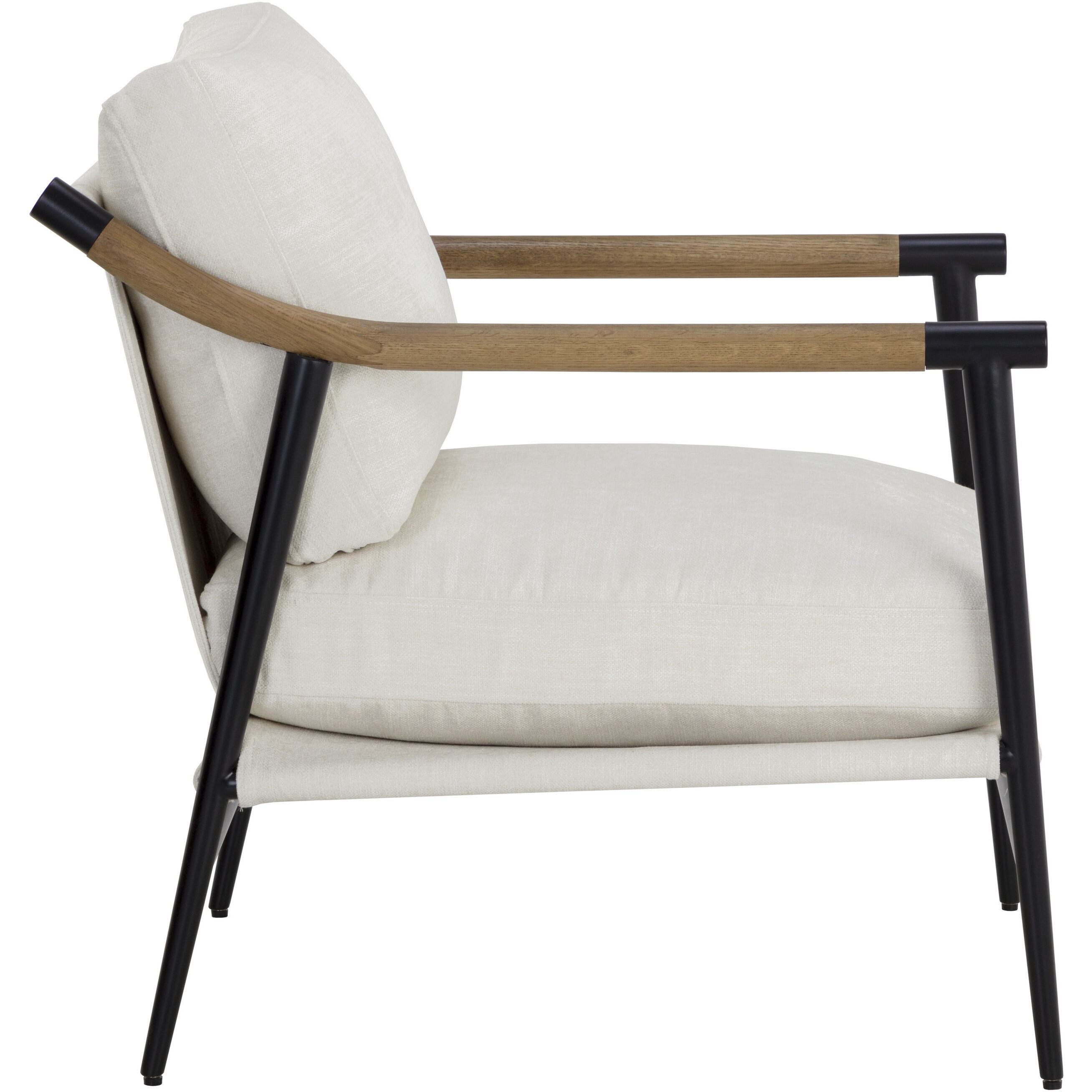 Meadow Heather Ivory Tweed Armchair